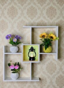 সাদা বুক সেল্ফ (সাইজ: ২০×২০”)