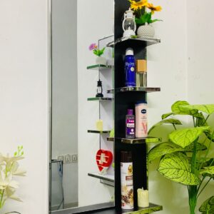 Black - Luxury Mirror Shelf (Size: 20inch×40inch)